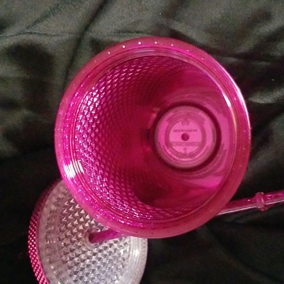 Starbucks Kitchen Starbucks Tumbler With Straw 6 Oz Bright Pink